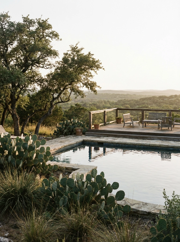 Family enjoying a clean pool in Austin Texas