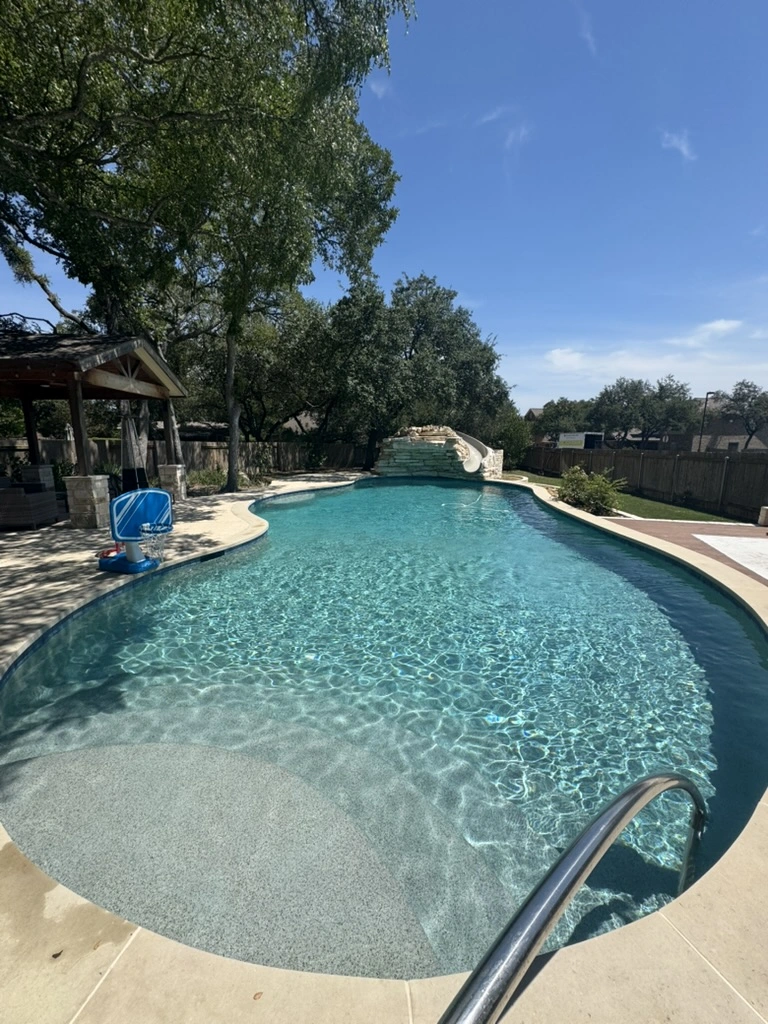 Swim-ready backyard pool — Leander, TX