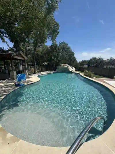 Swim-ready backyard pool — Leander, TX